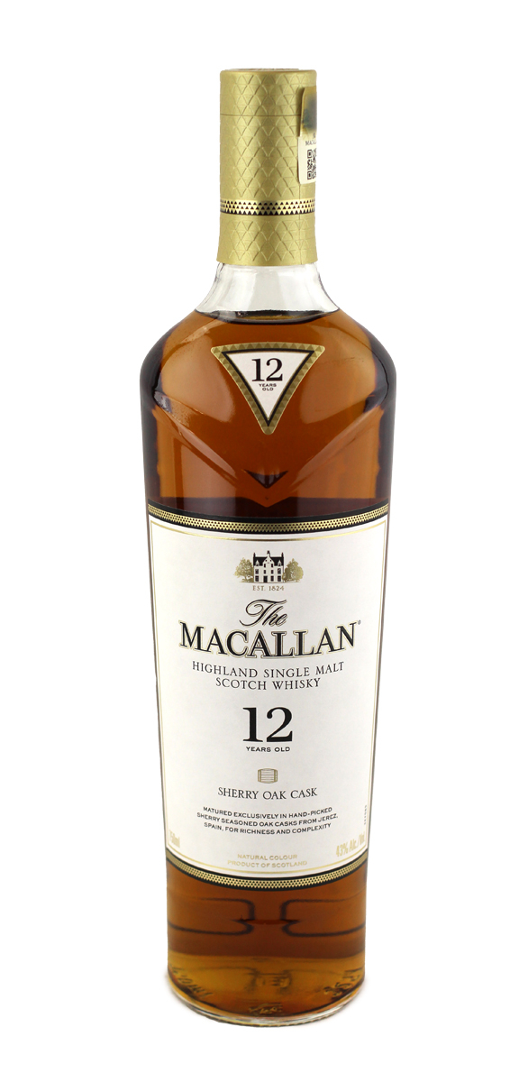 The Macallan Sherry Oak Cask 12 Year Old Single Malt Scotch - 750ml