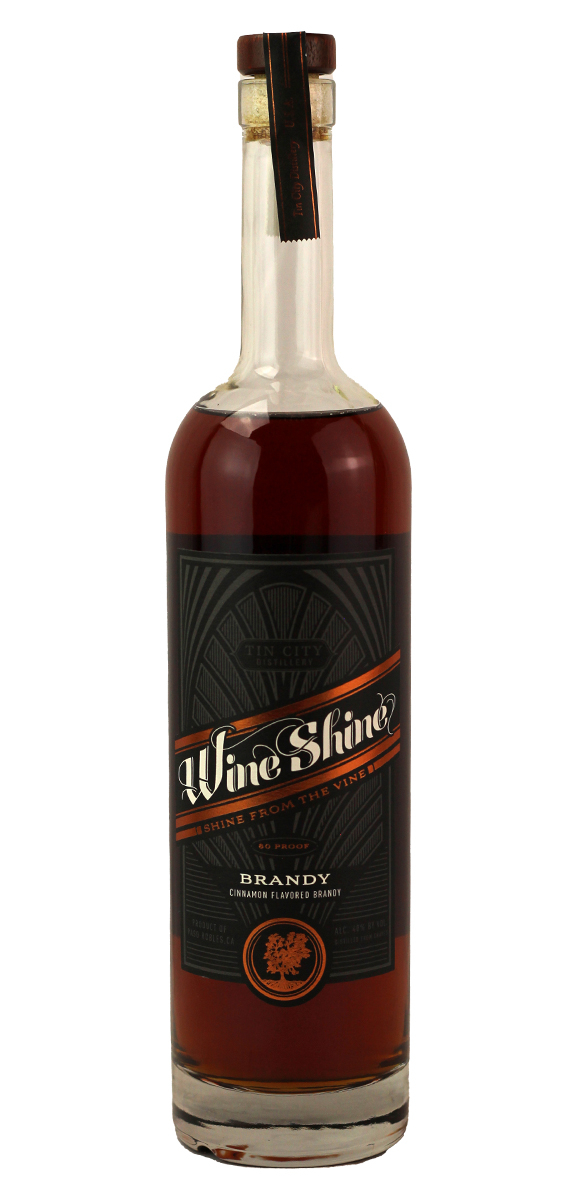 国台酒38% 750ml Wine - Tin City Distillery WineShine Cinnamon Brandy - 750ml