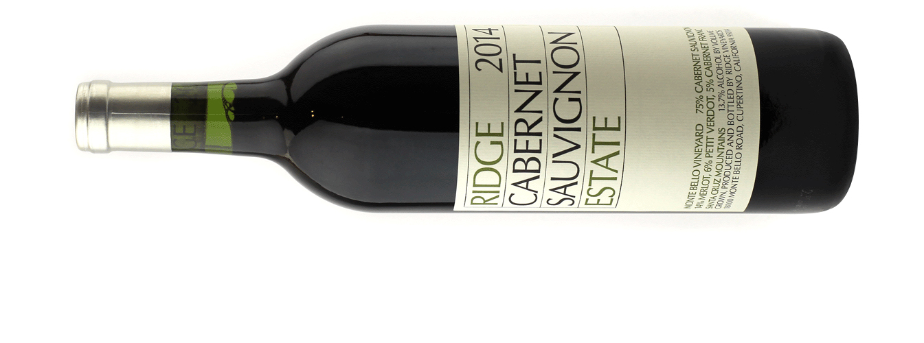 RIDGE CABERNET SAUVIGNON ESTATE 2014-Montebello Heritage, Lower Fare